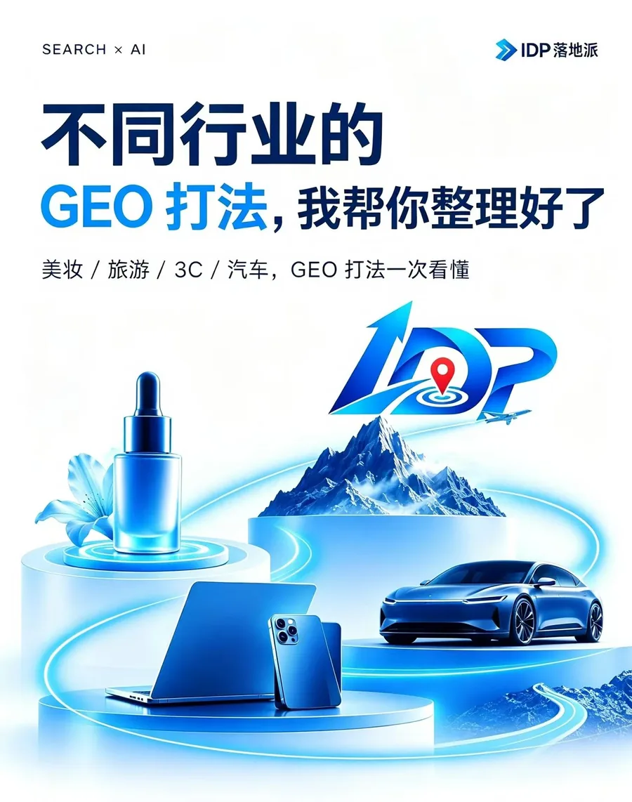 不同行业的 GEO 打法,一次看懂
